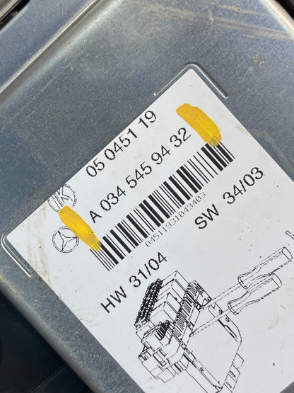 2000 - 2006 Mercedes W215 S430 Front Left SAM Fuse Box Control ai0138 DG3