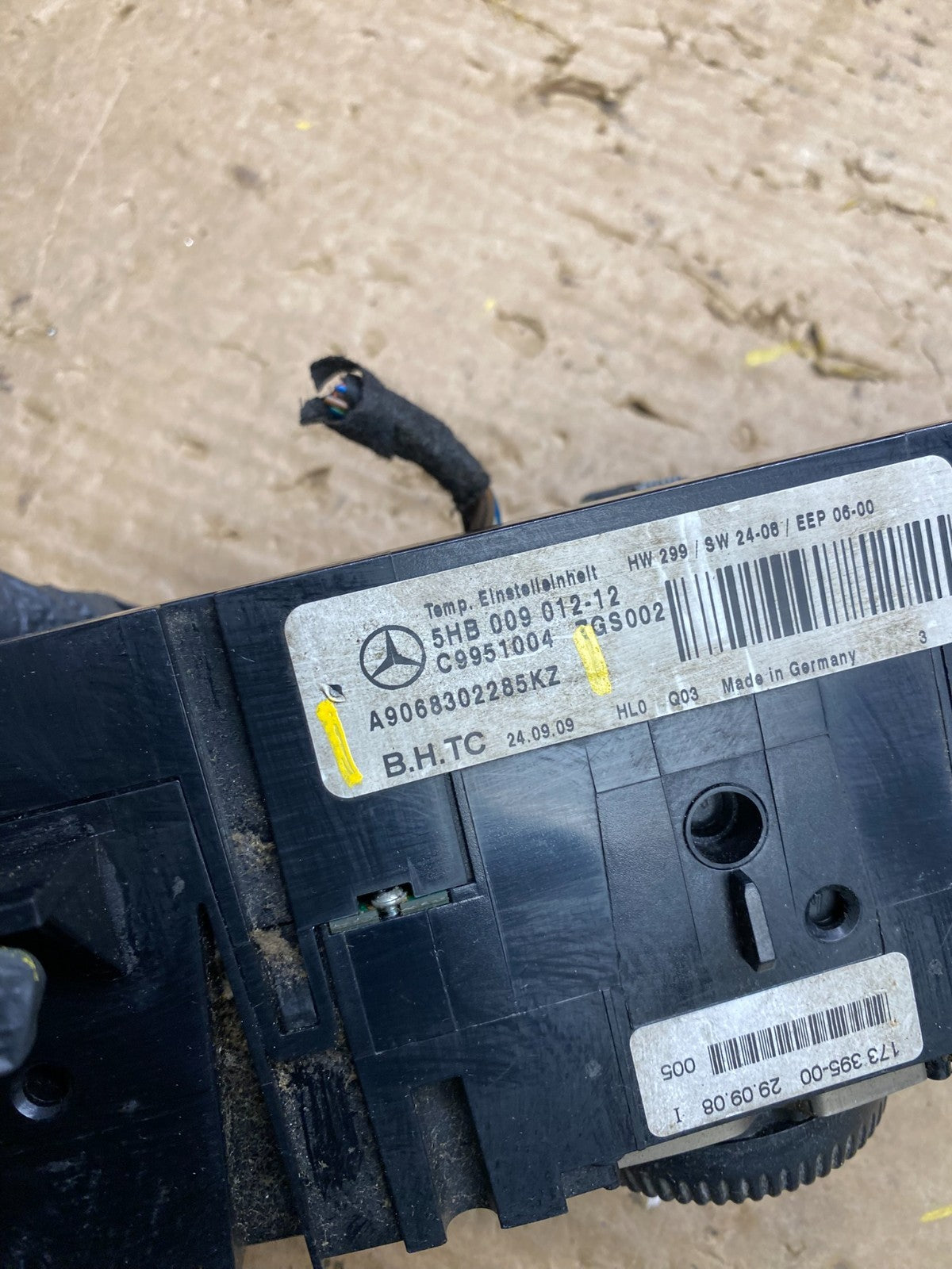 2007 2008 2009 Mercedes Dodge Sprinter A/C AC Climate Control Panel Oe W9738  DG7