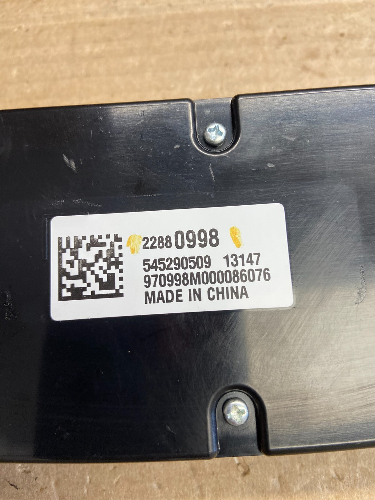 2013 Chevrolet Malibu AM FM Radio Control Panel AH3530 DG4