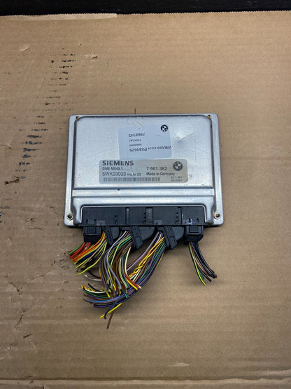 2003 2006 Bmw X3 ECU ECM Engine Control Module Computer 7561382 AD7619 DG0