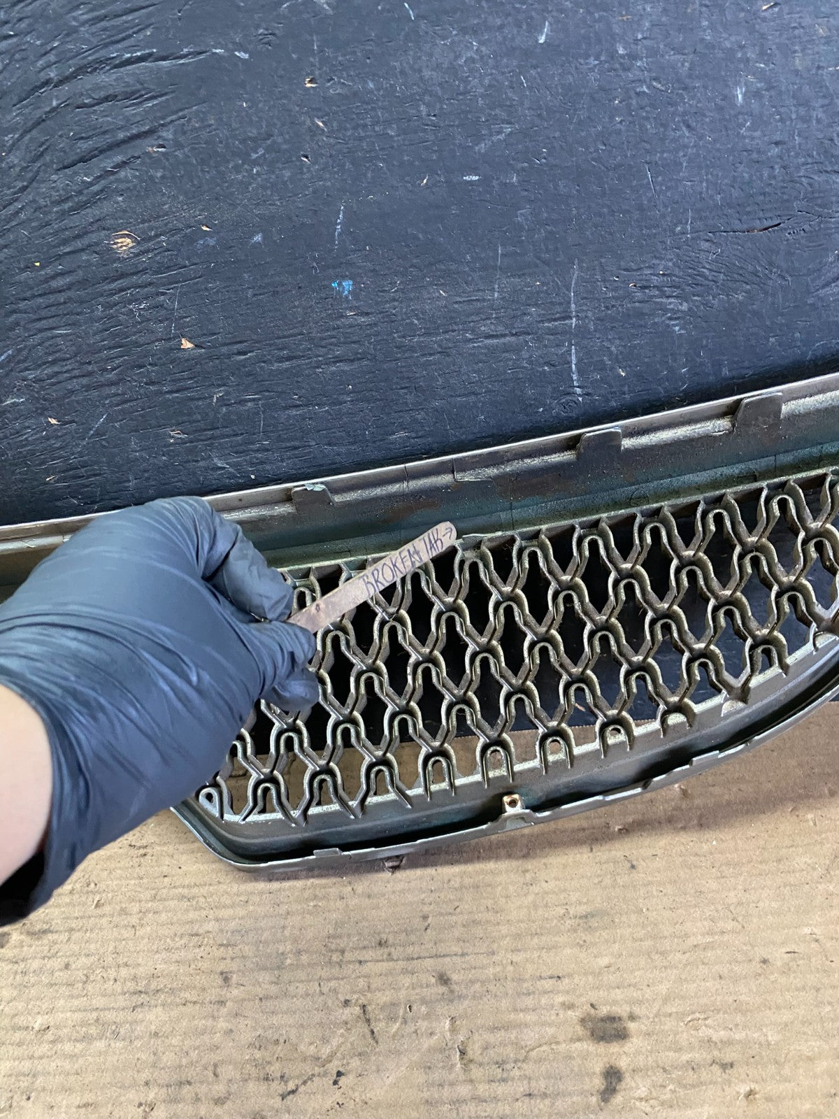 2007 to 2011 Hyundai Veracruz Chrome Grille Grill OEM P0172 DG10