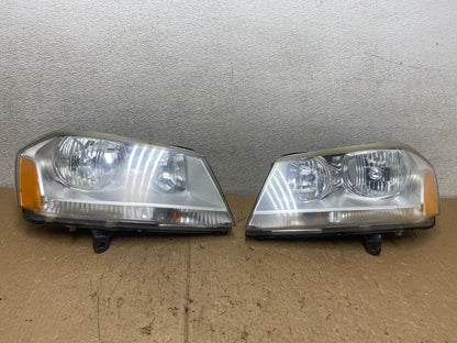 2008 to 2014 Dodge Avenger Left+Right Side Set Halogen Headlights V4413 DW0