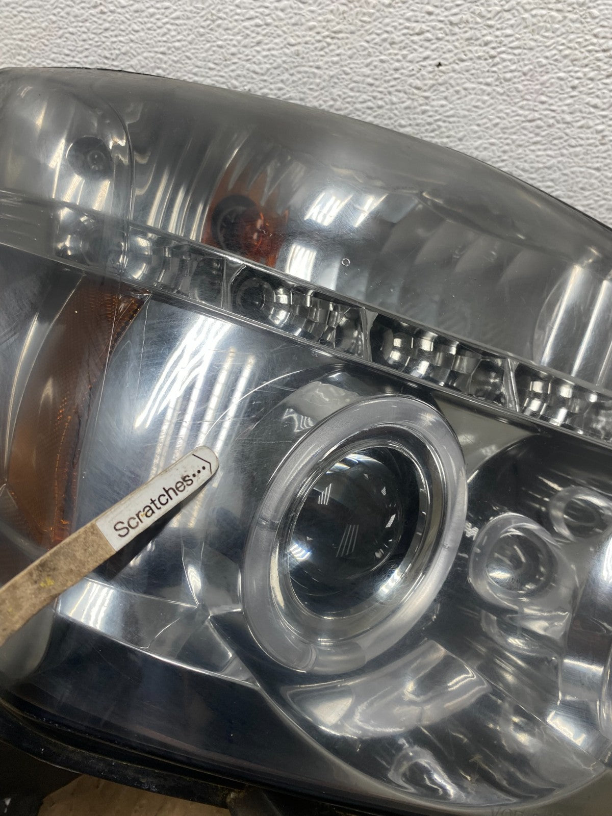 2004 to 2015 Nissan Armada Left+Right Side Set LED Chrome Headlights AD8098 DG3