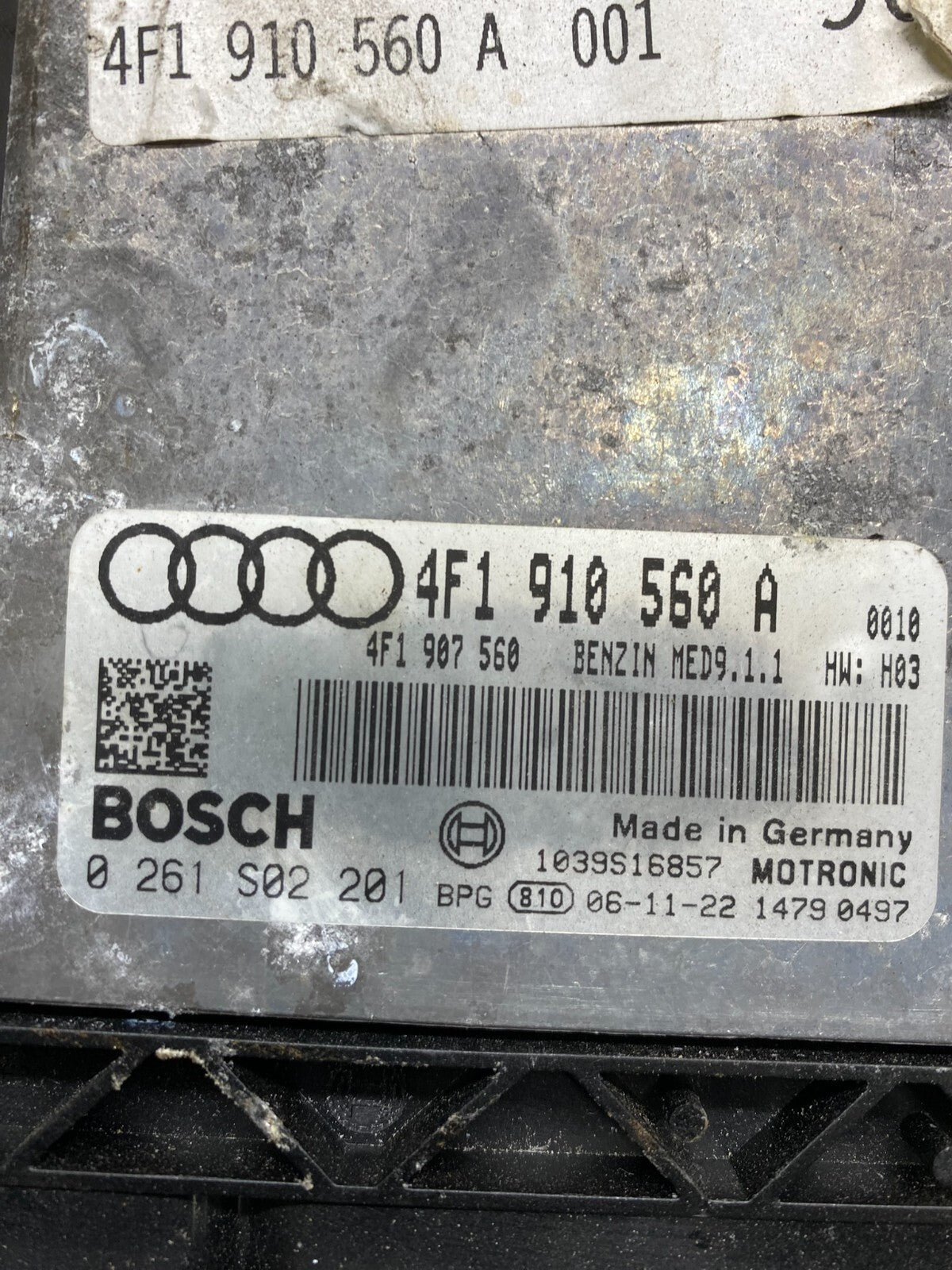 2007 2008 Audi A6 4.2L Engine Computer ECM 4f1910560a M3191 DG3