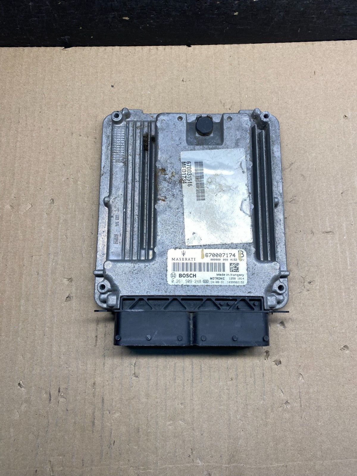 2014-2017 Maserati Ghibli Engine Computer Control Module ECU ECM AI5011 DG0