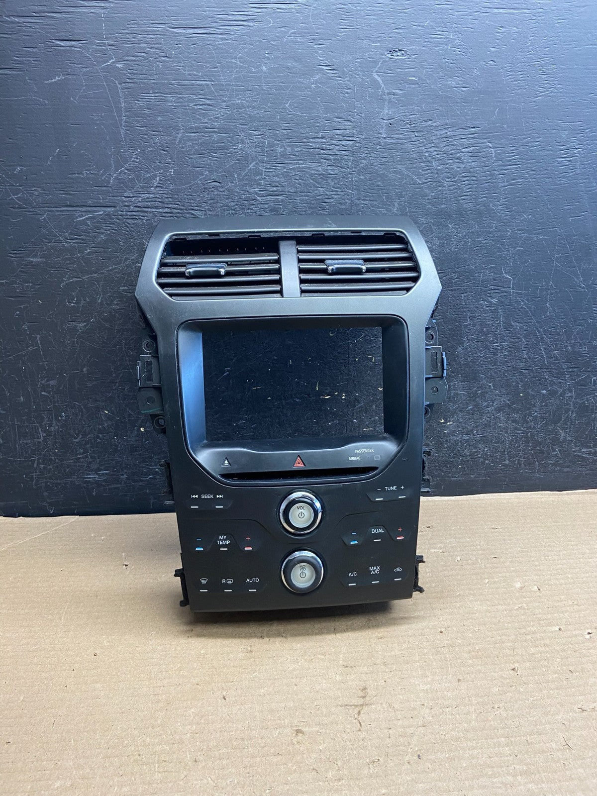 2011 to 2014 Ford Explorer Radio Climate Control Trim Bezel Panel AH3472 DG0