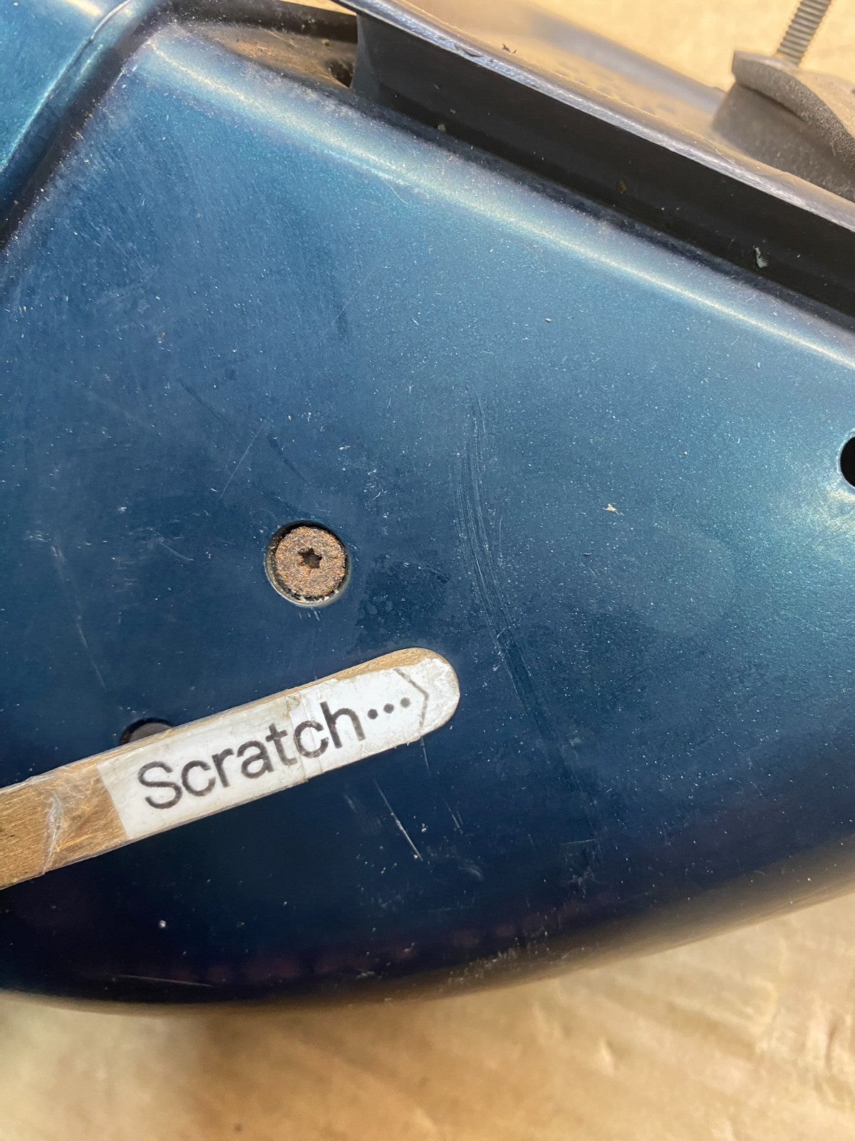 1989 1997 Mercury Cougar Left Driver LH Side View Door Mirror Panel af7553 DG6