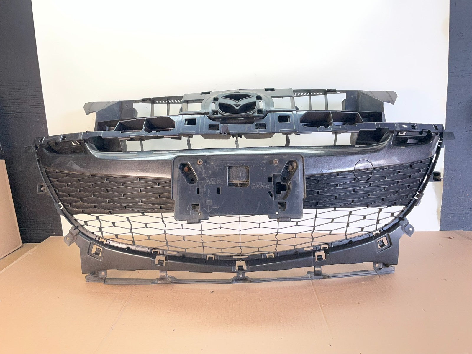 2010 2011 Mazda 3 Front Upper Grill Grille Insert AG7645 DG0