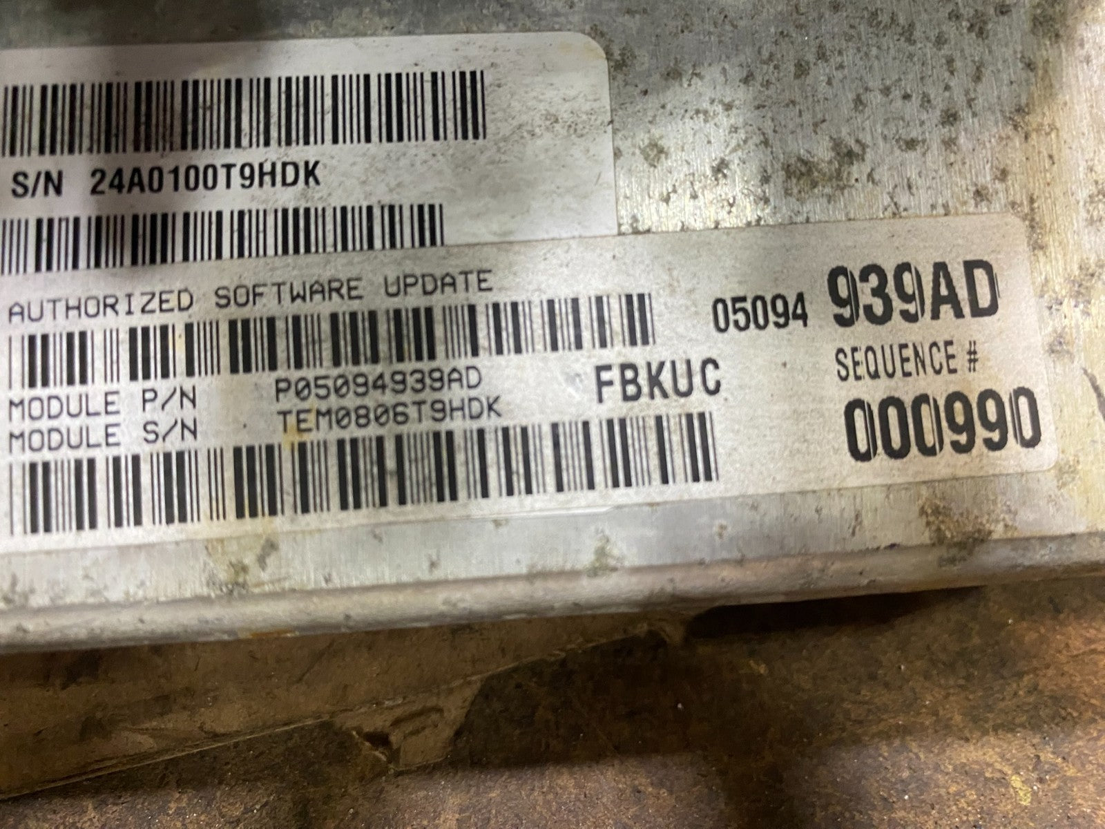 2006 Jeep Liberty Nitro 3.7L Engine Control Unit ECU ECM OEM AC4472 DG2