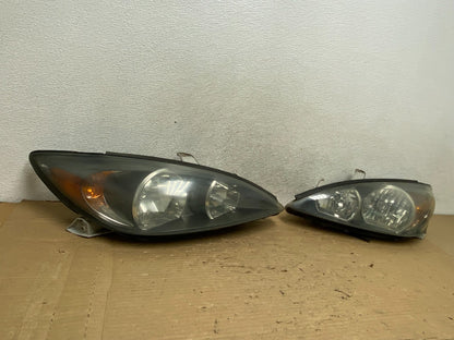 2002 2003 2004 Toyota Camry Left+Right Set Side Halogen Headlights AG8299 DW1