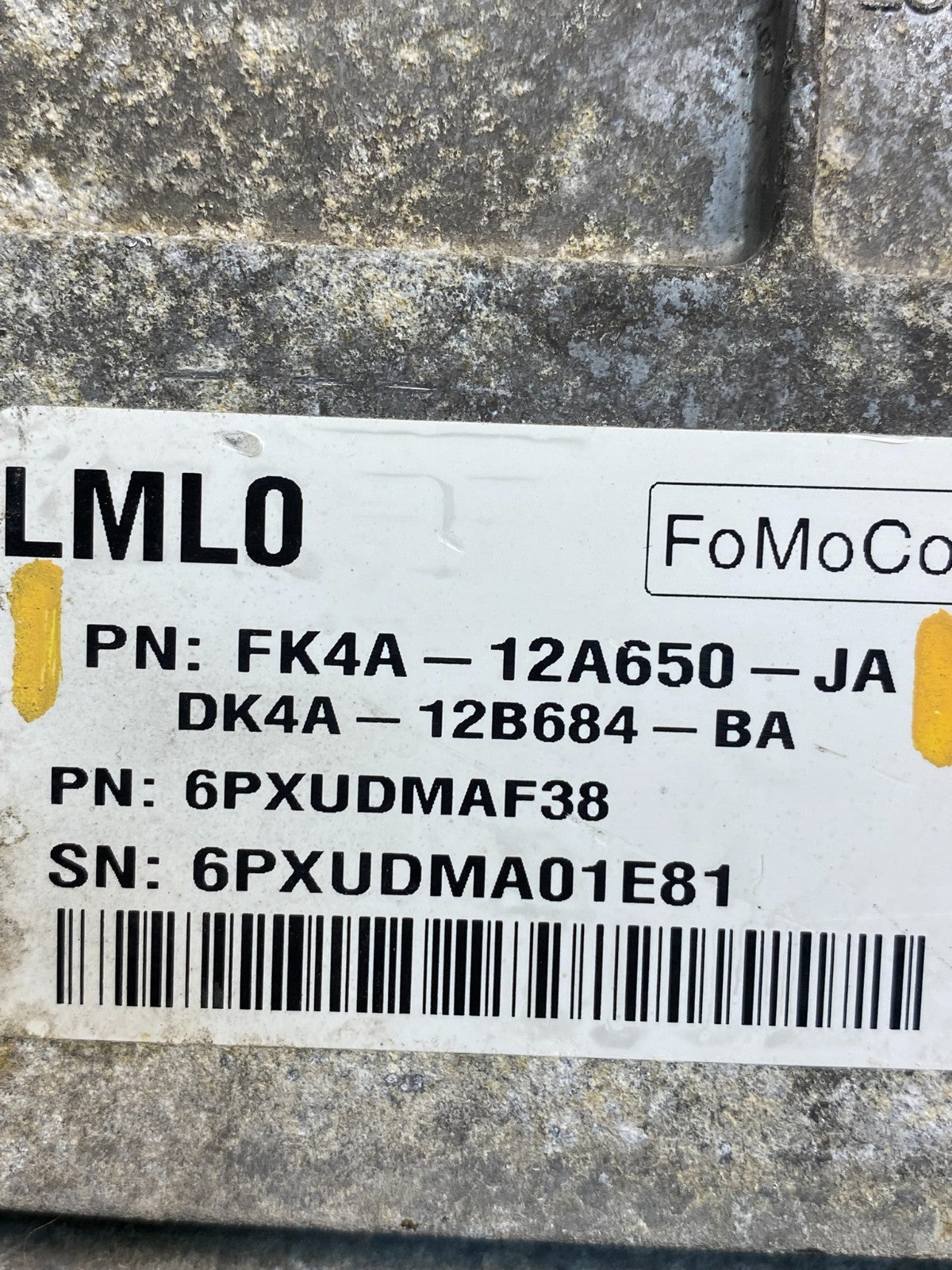 2015 to 2019 Ford Transit Engine Control Computer Module ECM ECU AD4864 DG2