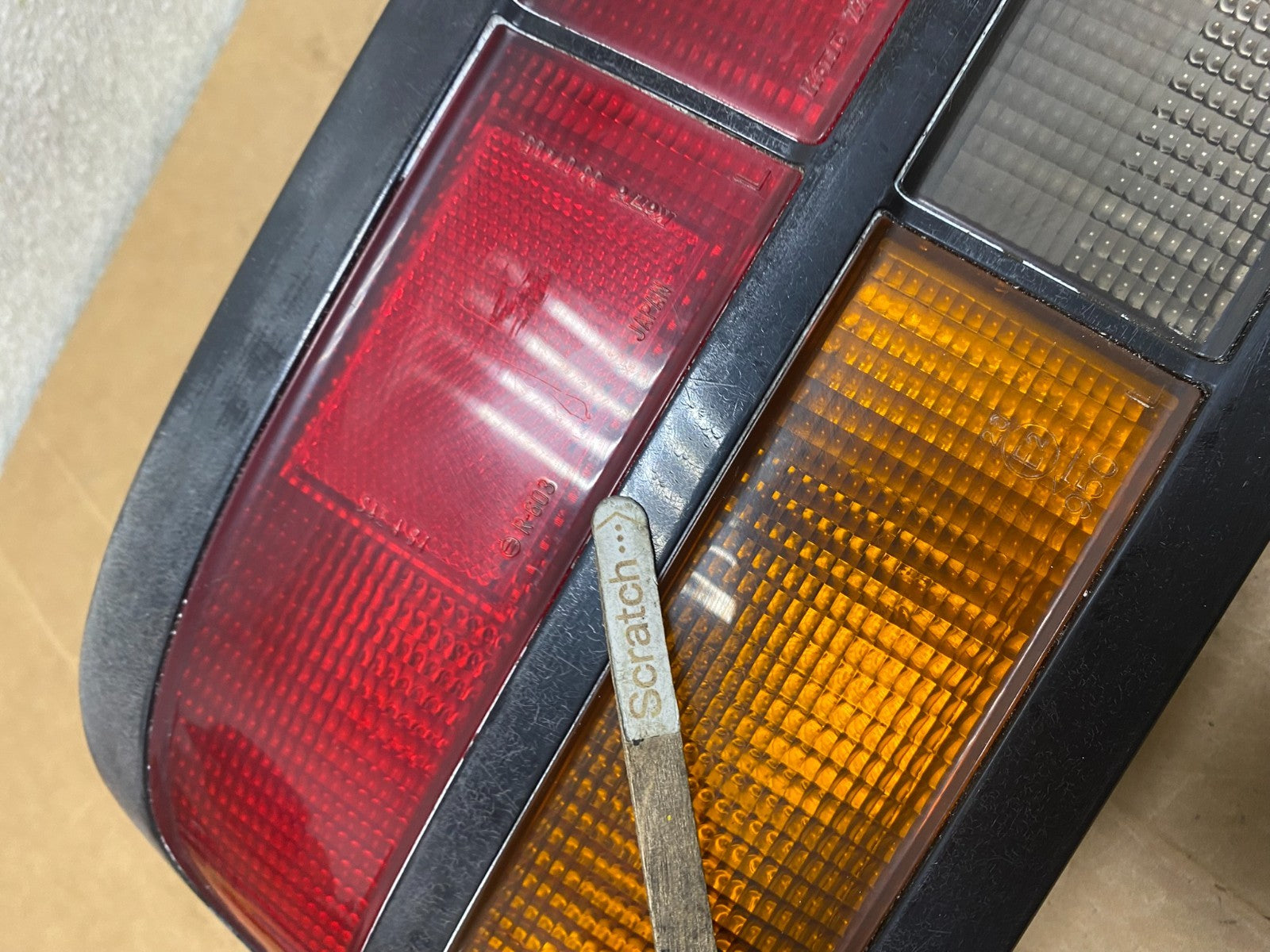 1986 to 1989 Mazda RX7 RX-7 Left Driver LH Side Tail Light T3231 DG3