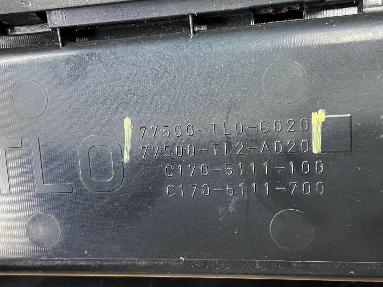 2009 to 2014 Acura TSX Front Right Passenger Storage Glove Box AF2382 DG8