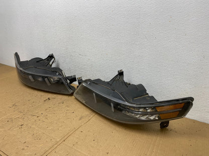 2004-2008 Acura TL Headlight Left+Right Set Black LED Headlights AD2474 DG1