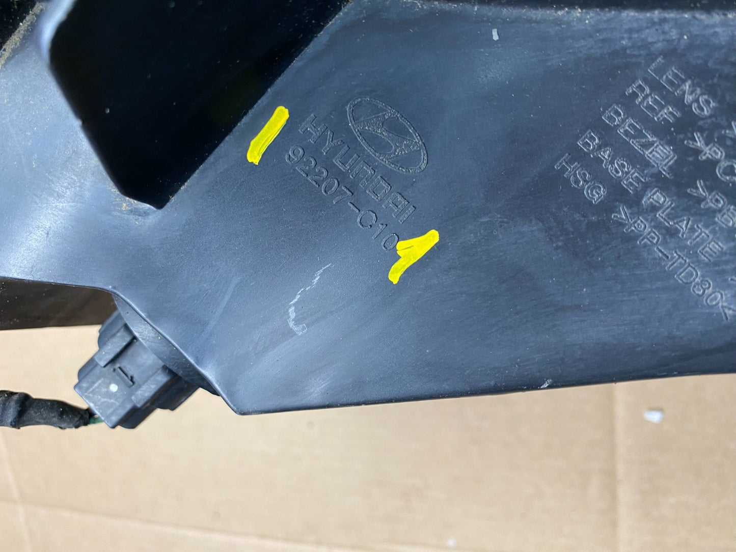 2015 - 2017 Hyundai Sonata Front Left+Right Set LED Fog Light Cover Oem R3016 DG3