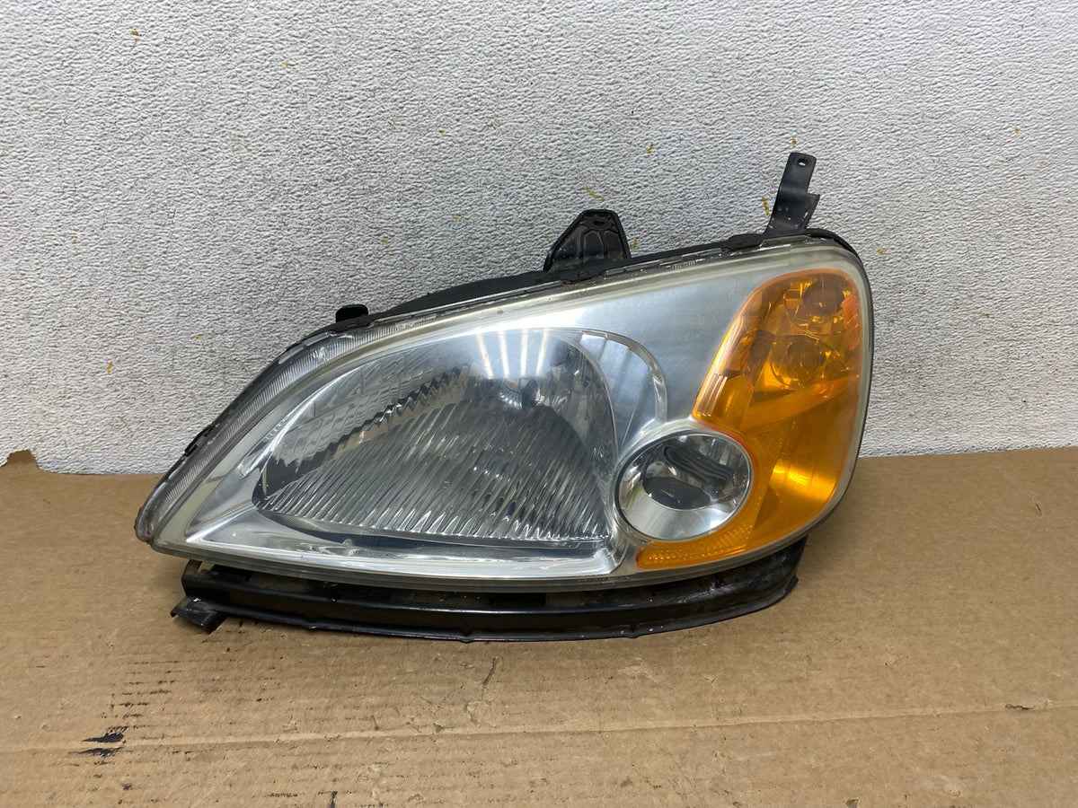 2001 - 2003 Honda Civic Coupe Headlight Halogen Left Driver LH AH8025 LK0