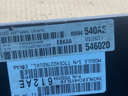 2004 Dodge Dakota 4.7L Engine Computer Module ECM ECU Unit ae2201 DG2
