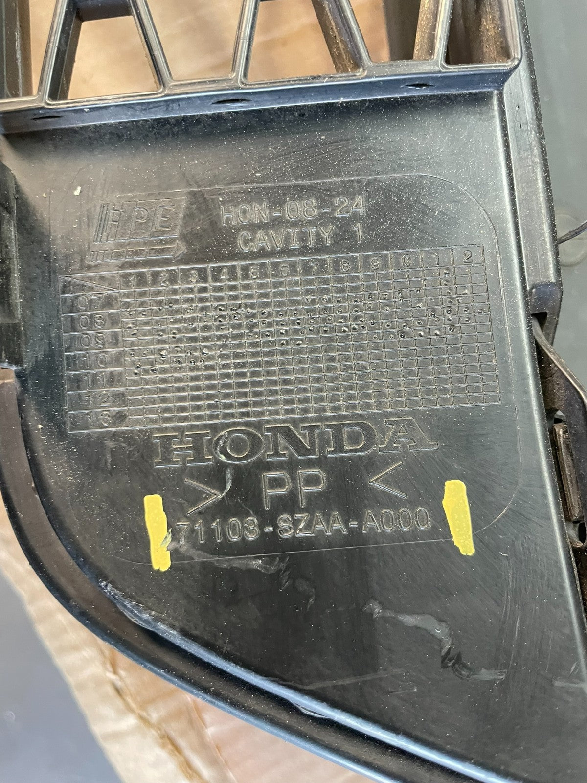 2009 2010 2011 Honda Pilot Front Lower Bumper Cover Grill Grille AC2101 DG4