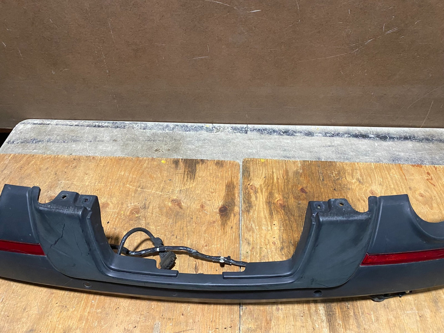 2011 to 2015 Ford Explorer Rear Bumper Cover With Parking Aid V7199 PS5