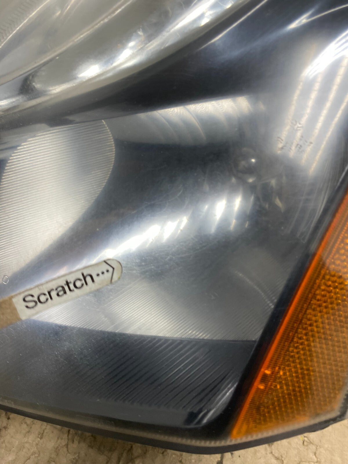 2010-2012 Nissan Sentra Halogen Left Driver LH Black Headlight L6513 DW3