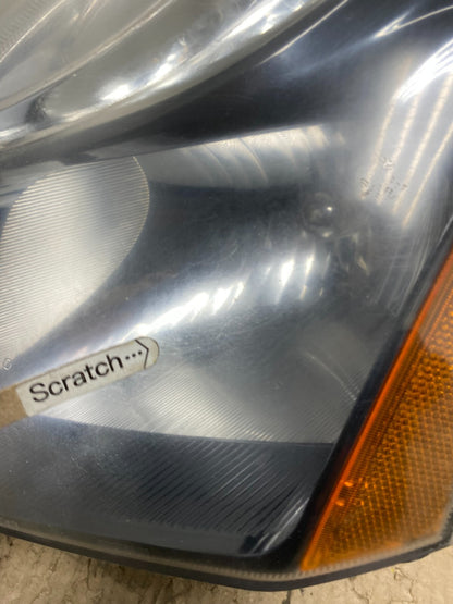 2010-2012 Nissan Sentra Halogen Left Driver LH Black Headlight L6513 DW3