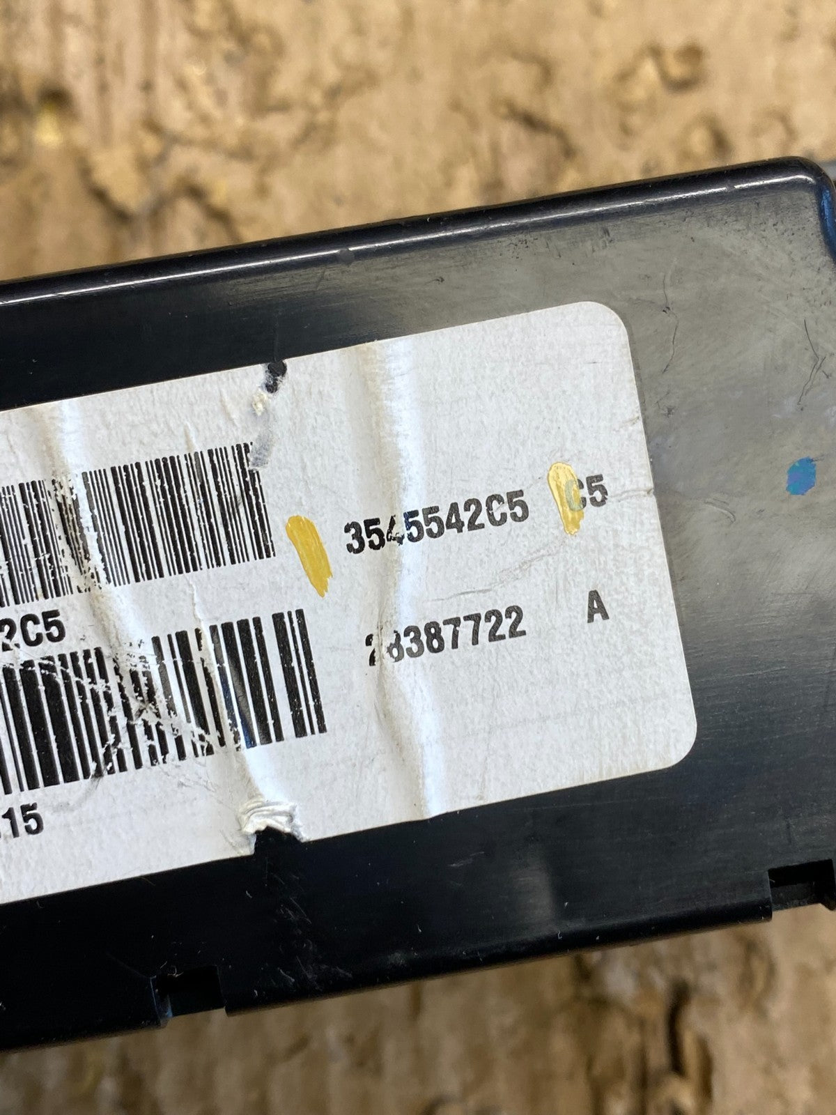 INTERNATIONAL Climate Control Ac HVAC Control Part Number 3545542C5 Z99565