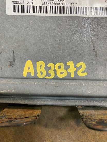 2007 to 2010 Dodge Caliber Computer Engine Control ECM p68000110ah ab3872 DG3