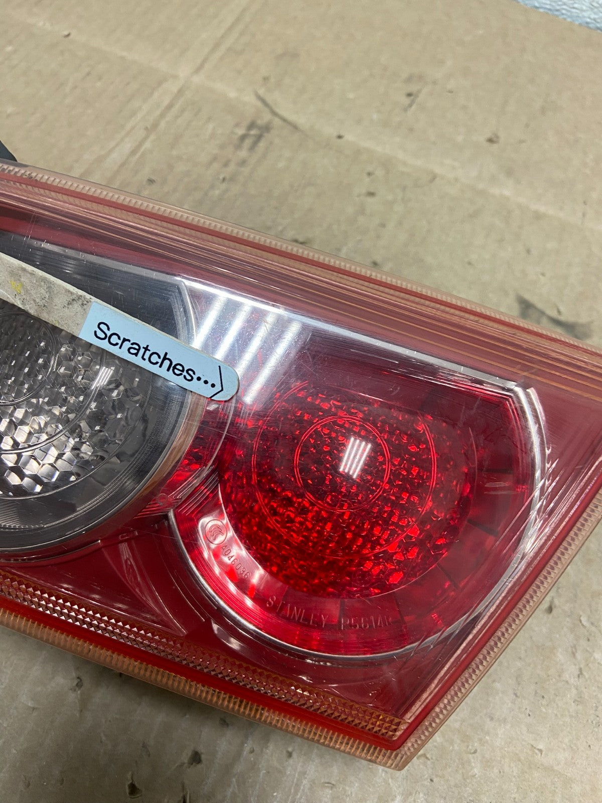 2008-2015 Mitsubishi Lancer Inner Tail Light Right Passenger OEM Red Y8588 DG3