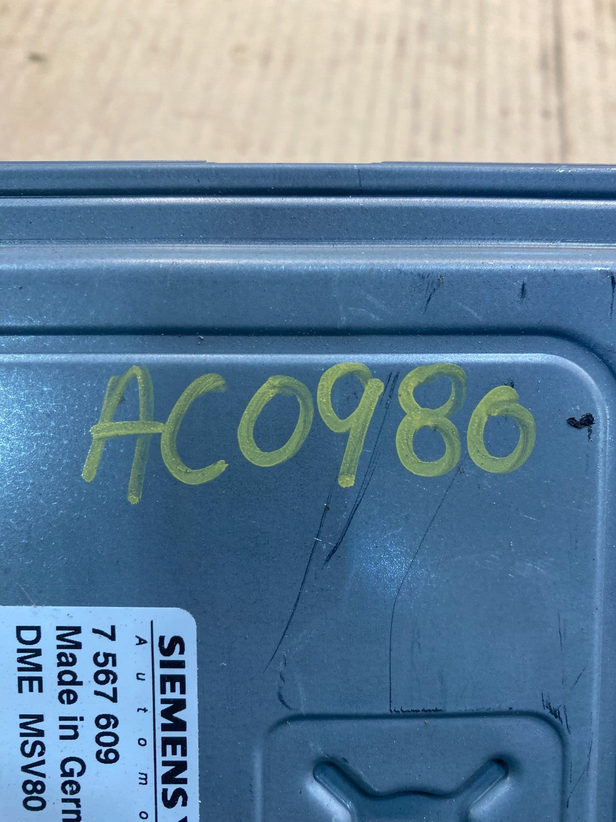 2007 to 2010 Bmw 328i X3 Ecm Ecu Engine Computer Module 7567609 ac0980  DG3