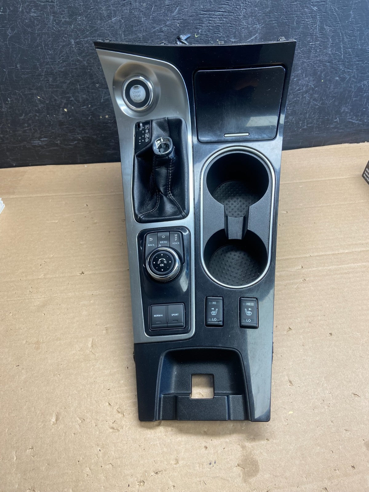 2016 to 2019 Nissan Maxima Climate Control Shifter Floor Bezel Trim OE AG5171 DG0