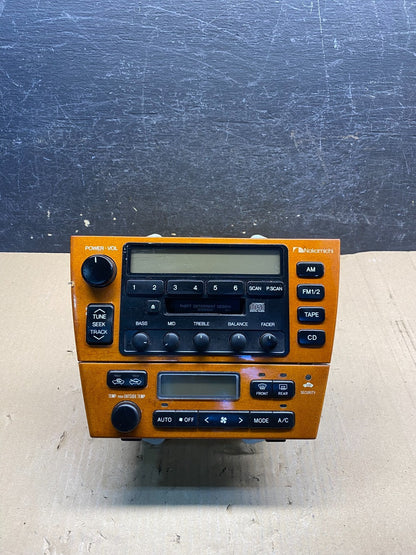 2000 2001 Lexus Es300 Radio Receiver Tape Climate Control A/C AI7226 DW0