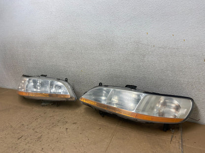 1998 to 2002 Honda Accord Left+Right Set Side Headlights Y8350 DW1
