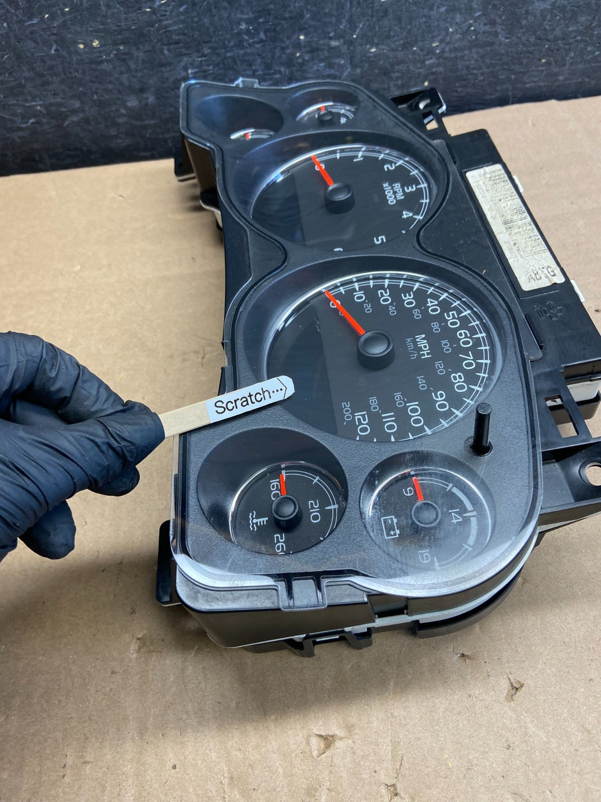 2011 to 2013 Chevrolet Silverado Suburban Cluster Gauge Speedometer AI3010 DG3
