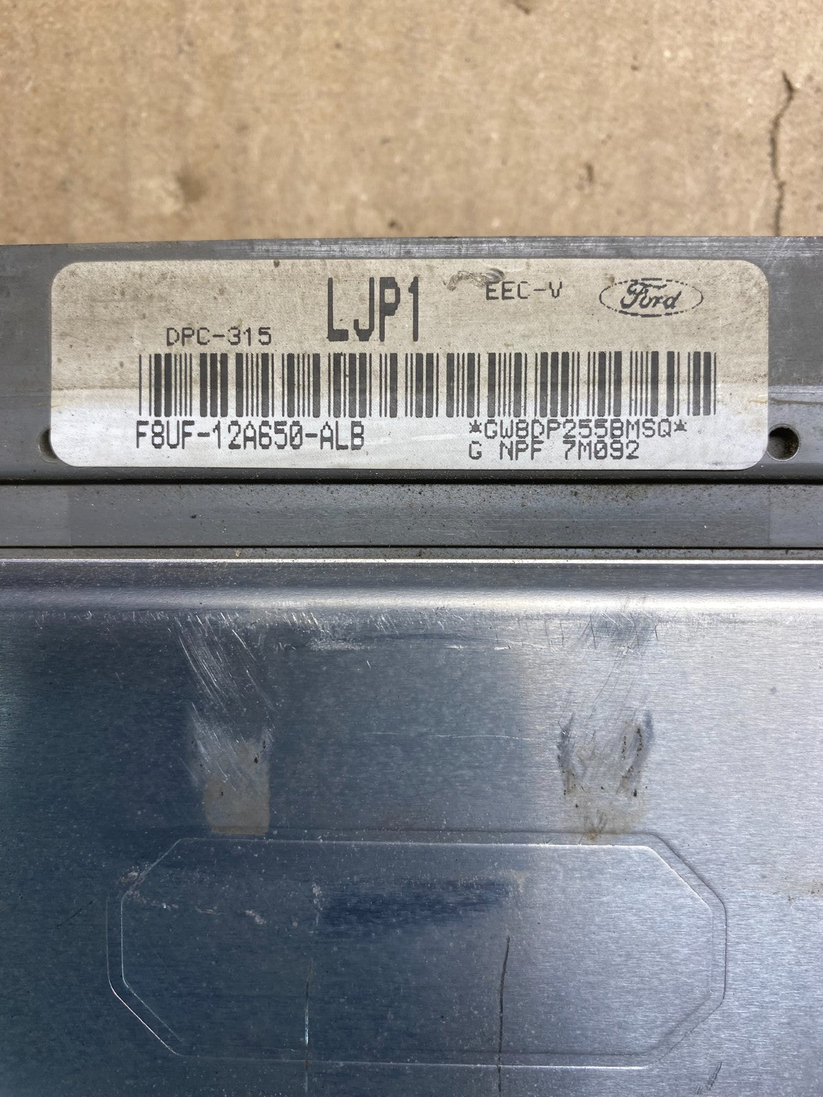 1998 Ford Van E150 E250 7.3L Diesel Engine Control ECU F8uf-12a650-alb AC0739 DG2