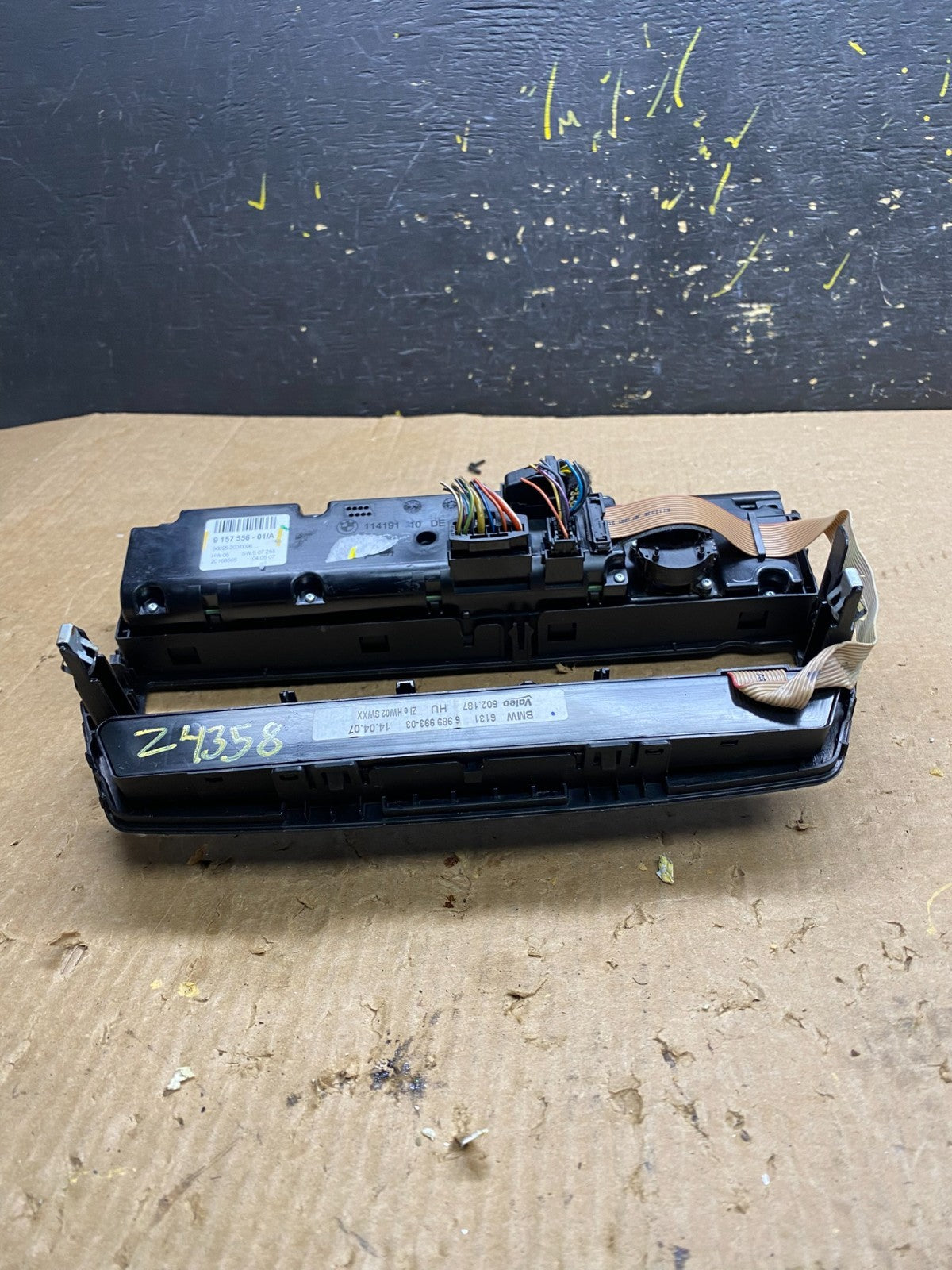 2007-2013 Bmw X5 AC Heater Climate Control Temperature Panel Trim Oem Z4358 DG6