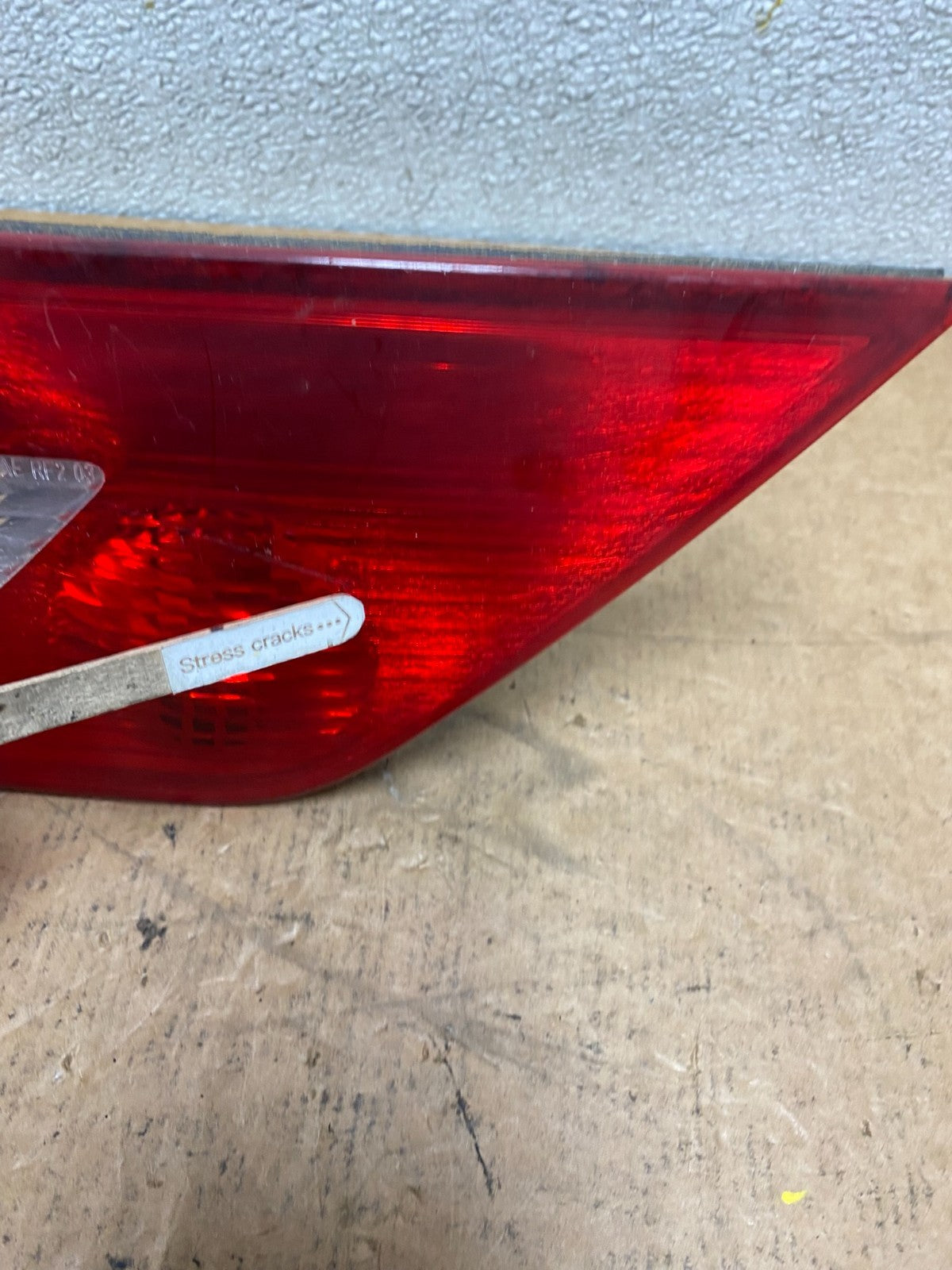 2004 2005 2006 Bmw X3 Left Driver Lh Inner Tail Light OEM S6827 PS3