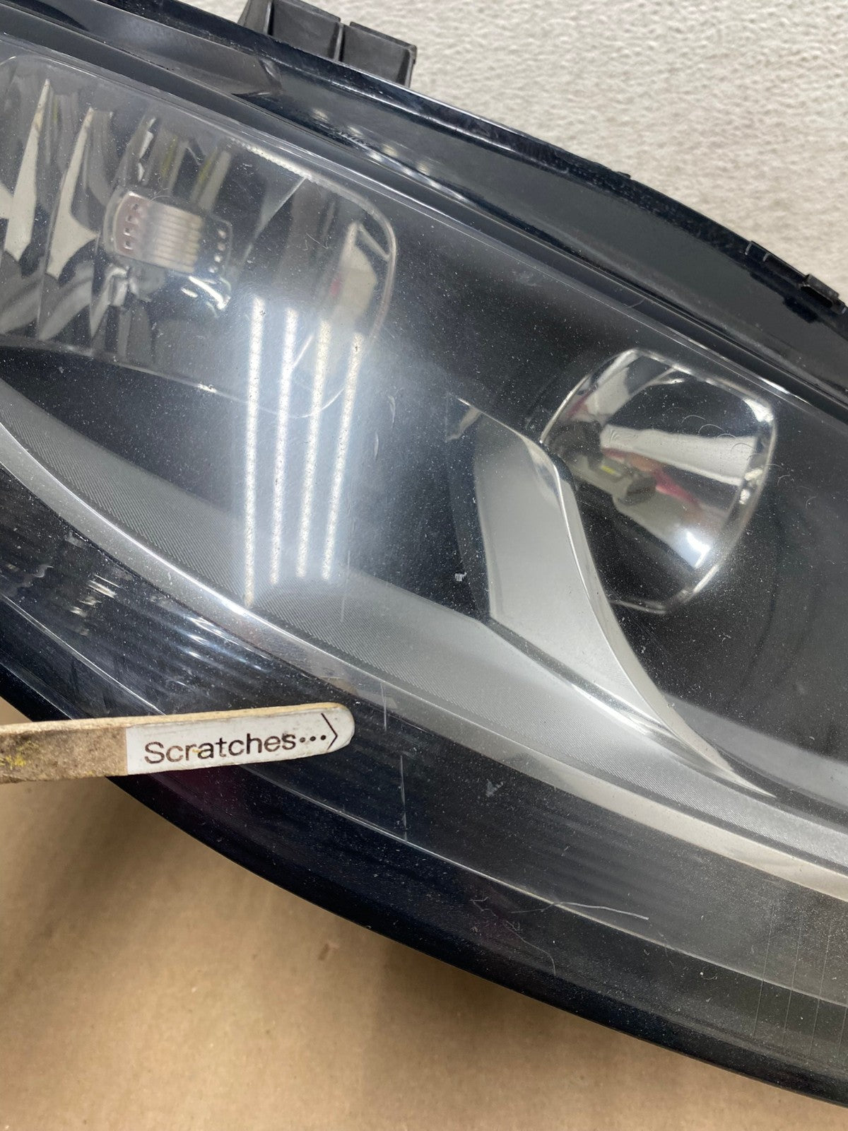 Halogen 2009 to 2012 Audi A4 Right Passenger RH Side Headlight AE7136 LK3