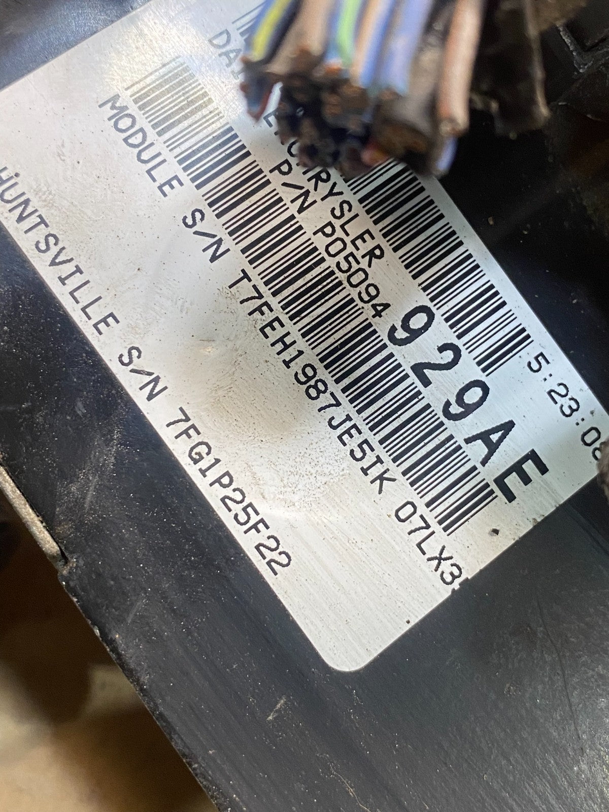 2007 Dodge Magnum Charger Chrysler 300 Engine Control ECU ECM AH4943 DG2