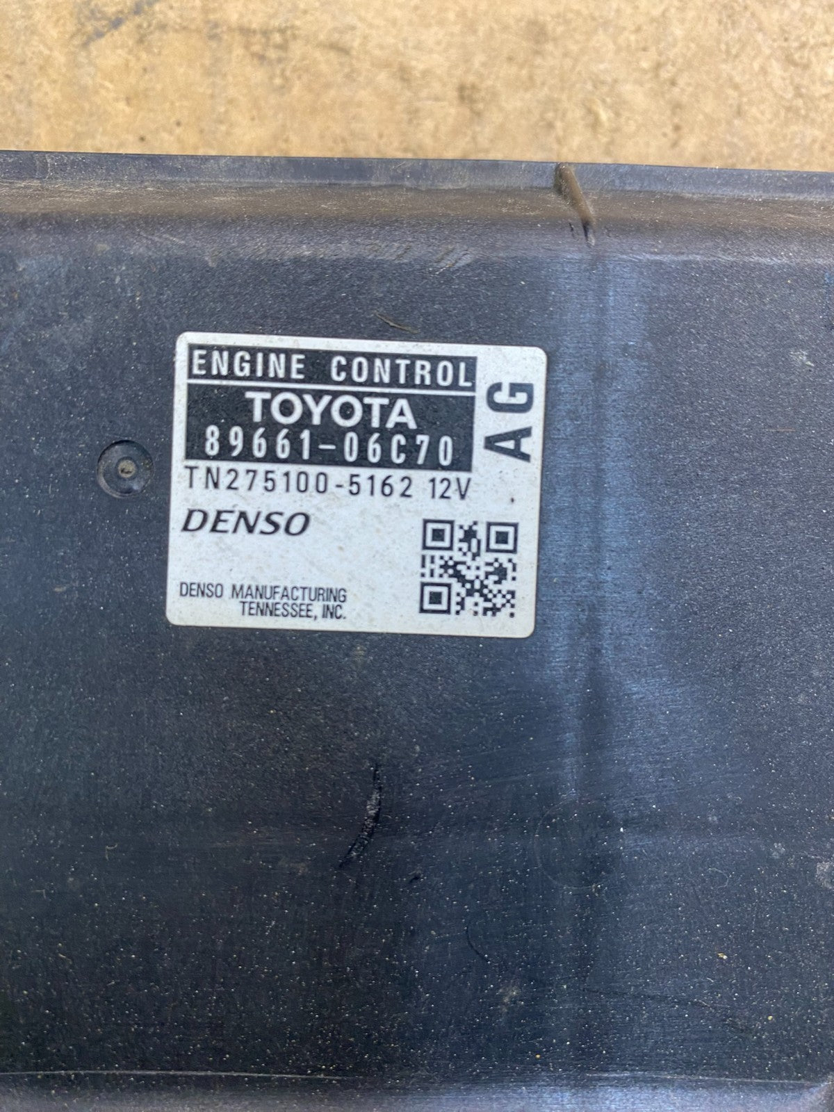 2007 Toyota Camry Electronic Engine Control Module ECU ECM ab3871 DG2