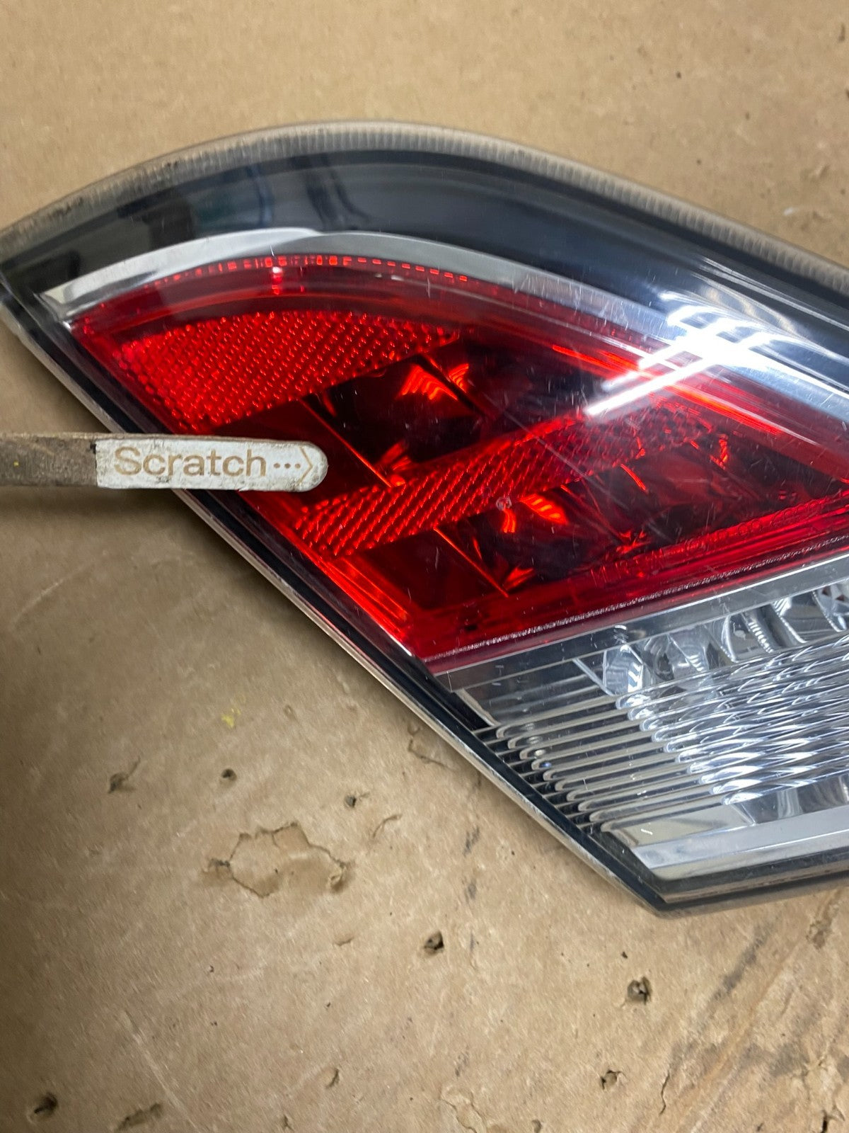 2009 to 2013 Mazda 6 Left Driver Lh Side Inner Tail Light V0040 DW4