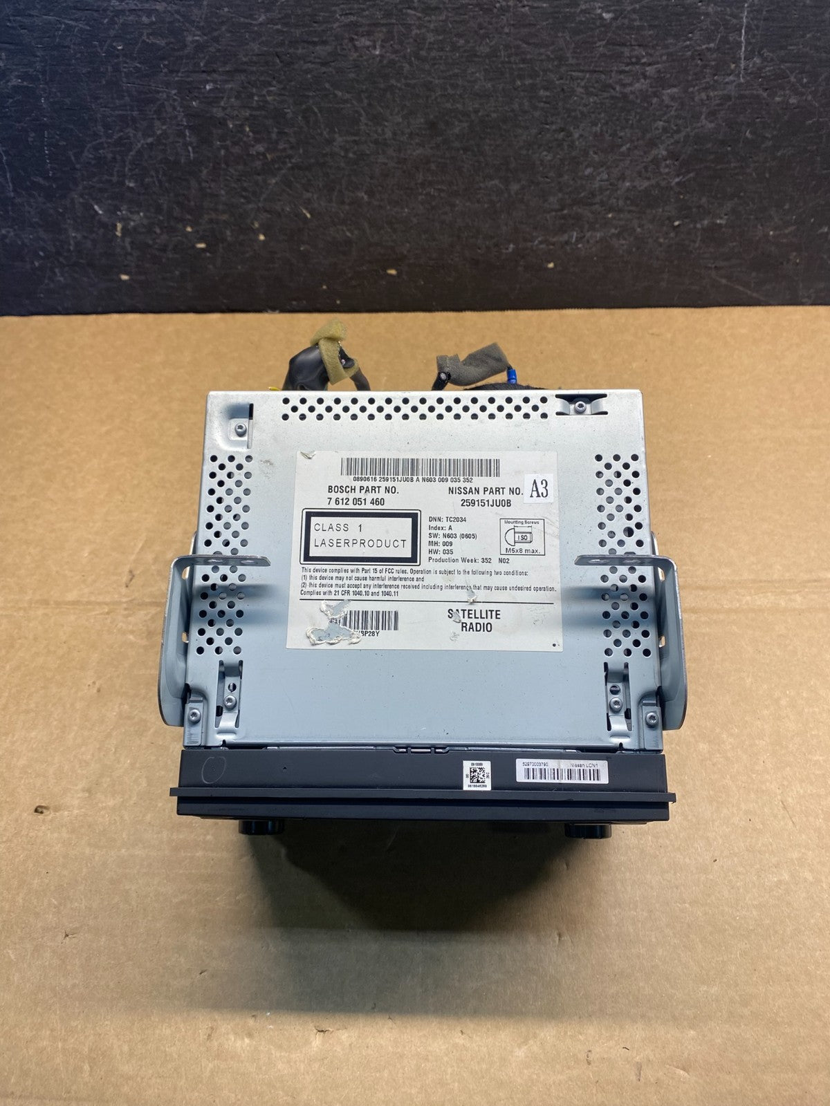 2011-2014 Nissan Juke Stereo AM FM GPS Navigation Touch Screen Radio AF7869 DG3
