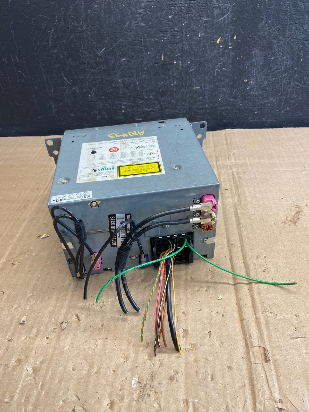 2010-2013 BMW F10 535i 550i GT Am Fm Cd Player Radio Receiver AE1733 DG3