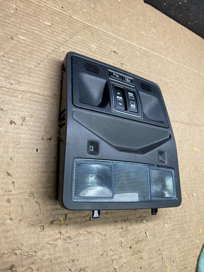 2010-2015 Jaguar XJ XJL Front Overhead Dome Light Lamp Beige W1811 DG1