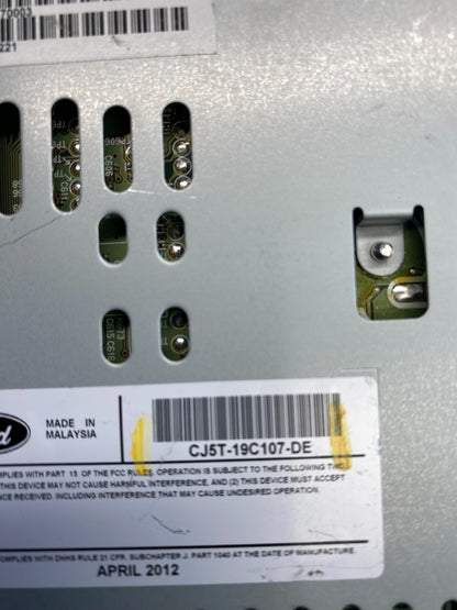 2013 2014 2015 Ford Escape Radio Receiver ID CJ5T-19C107-DG  Oem AB9587 DG4