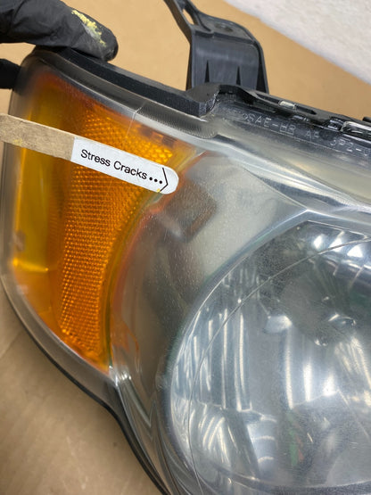 2008 to 2012 Ford Escape Headlight Right Passenger RH Side Halogen AC7523 DW4
