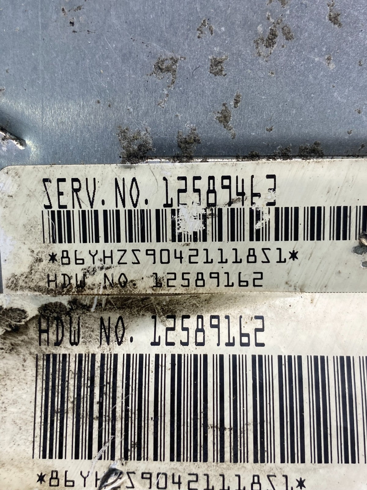 2003-2006 Chevrolet Tahoe Silverado Engine Control 12589463 ECM ECU AG9541 DW2