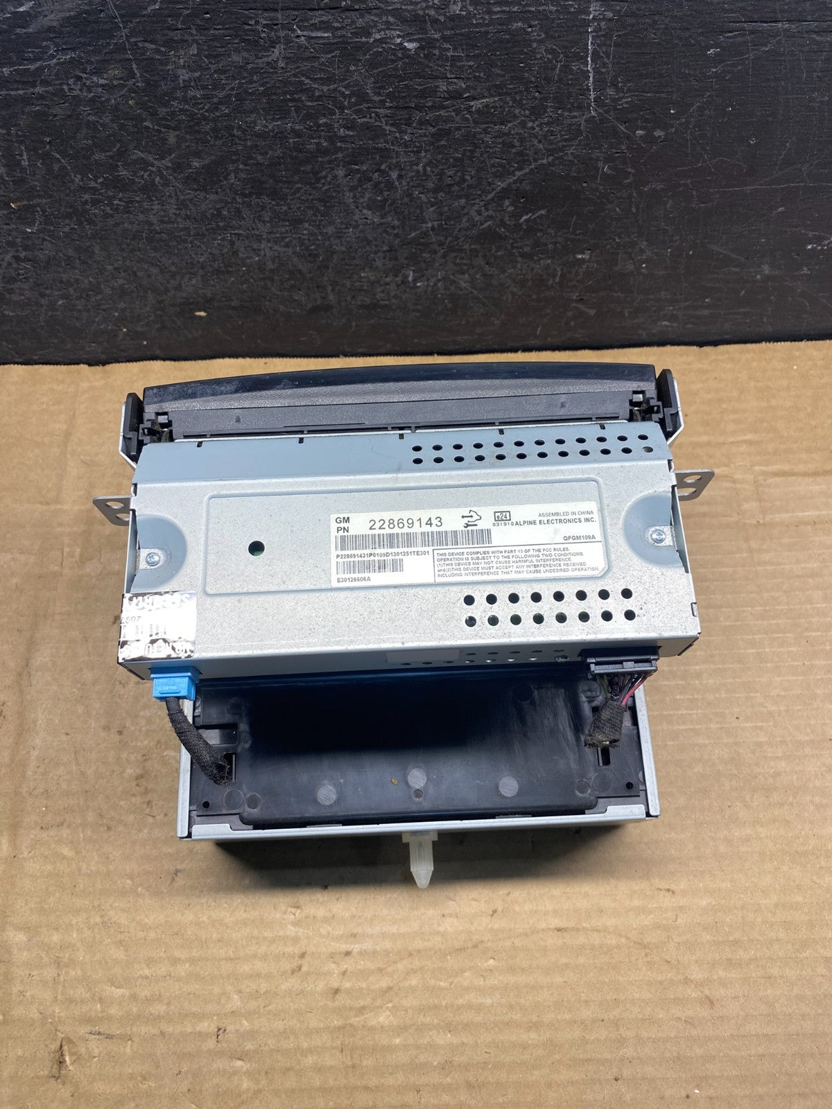 2013 2014 2015 Chevrolet Malibu Display Dash Screen Radio Information AD9823 DG3