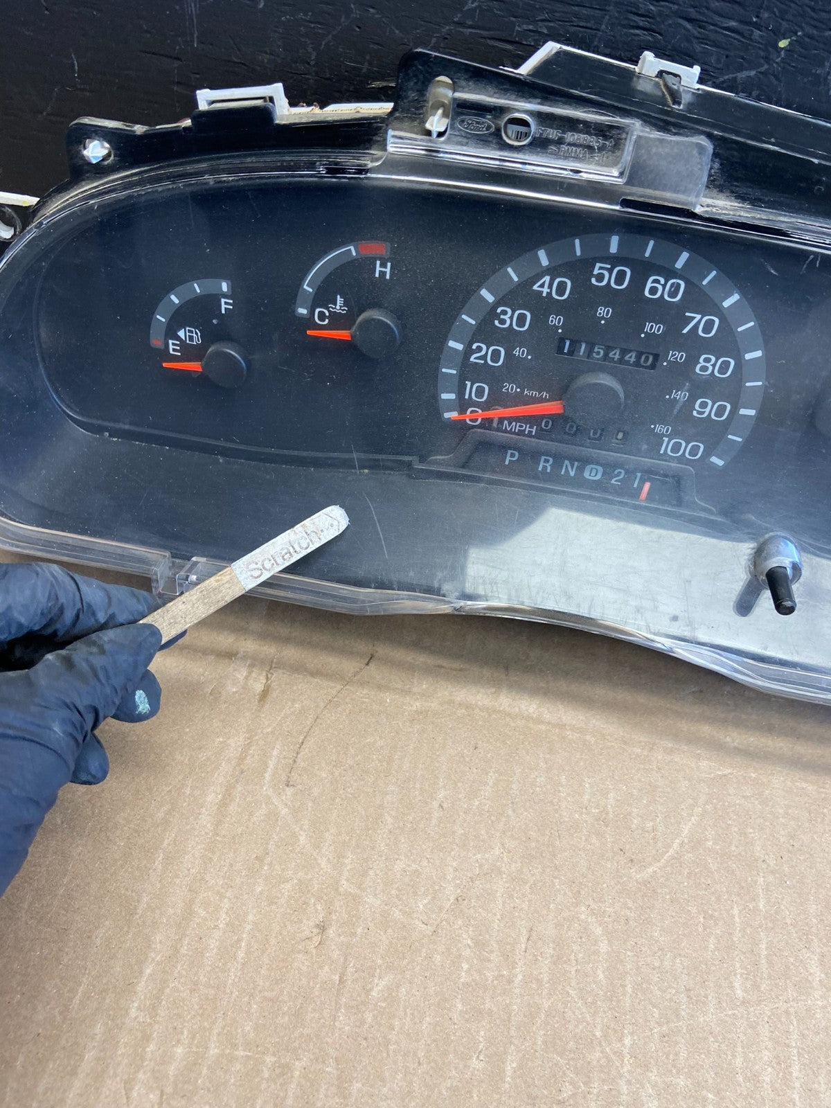 2001-2002 Ford Econoline E250 E350 Van Speedometer Instrument Cluster ab9212 DG3
