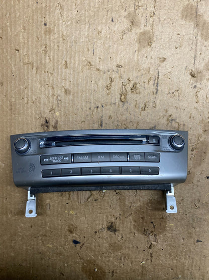 2011 2012 2013  Infiniti M37 Radio Control Face Plate Unit CD Player Z7444 DG0