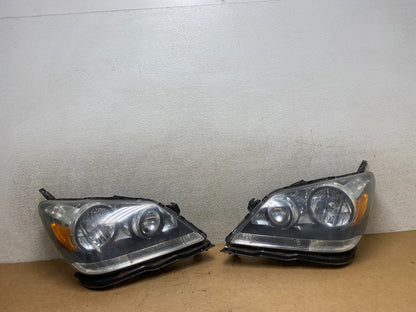 2005 2006 2007 Honda Odyssey Left+Right Set Halogen Headlights X4872 DW0
